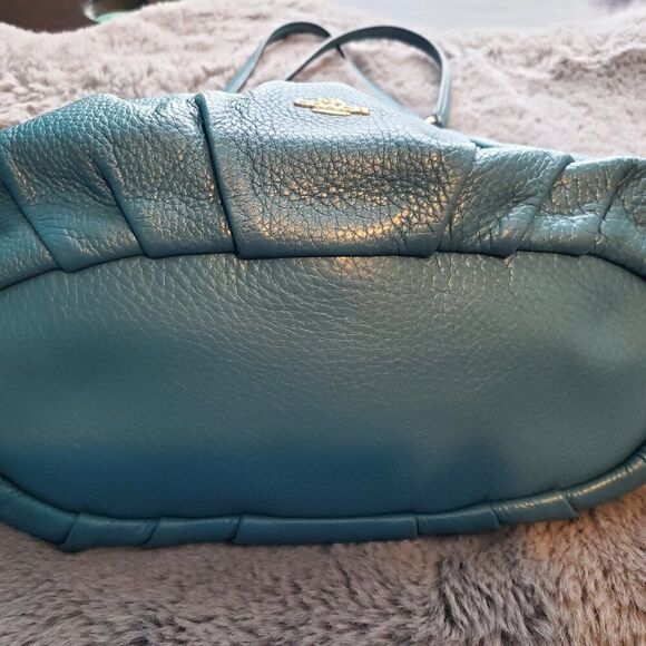 Genuine JLO Coach HOBO – Turquoise/Teal Leather - Picture 6 of 8